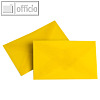 Transparenter Briefumschlag, 62 x 98 mm, Pergamin, 100g/m², intensivgelb, 100 St