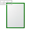 Ultradex Infotasche DIN A6, hoch/quer, magnethaftend, gelbgr?n, 10 St?ck, 893740