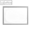 Infotasche mit Ausschnitt, DIN A3, quer, selbstklebend, silber, 5 St?ck, 880477