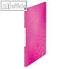 LEITZ Sichtbuch WOW, DIN A4, mit 20 Klarsichth?llen, PP, pink, 4631-00-23