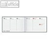 Quer-/Taschenkalender Septimus, 158 x 108 mm, 1 Wo. /2 S., Kunststoffeinb.schwar