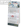 officio 3-Monats-Tischkalender, 9.5 x 19.5 cm, mit Datumsschieber