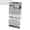 officio 3-Monats-Tischkalender, 9.5 x 19.5 cm, mit Datumsschieber