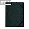 Herlitz Eckspanner "easyorga" DIN A4, 355 g/m² Karton, schwarz, 5 Stück,11159688