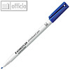 STAEDTLER Whiteboard-Marker "Lumocolor", M, Rundspitze 1 mm, blau, 301-3