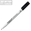 STAEDTLER Whiteboard-Marker "Lumocolor", M, Rundspitze 1 mm, schwarz, 301-9