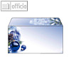 Sigel Weihnachtsumschlag "Blue Harmony", DL, 90 g/m?, 50 St., DU036