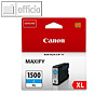 Canon Tintenpatrone, PGI-1500XLC, cyan, 12 ml, 9193B001