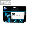 HP jet Tintenpatrone 727, 130 ml, photo-schwarz, B3P23A