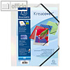Exacompta Eckspannmappe KREACOVER, DIN A4, 500 my, wei?-transparent, 55188e