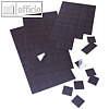 Franken Magnetpl?ttchen, 20 mm x 2 cm, St?rke: 1 mm, schwarz, 50 St?ck, MPL22SB