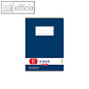 Herlitz Oktavheft x.book DIN A6, liniert, 70 g/m², 32 Blatt, 413617