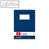 Herlitz Oktavheft x.book DIN A6, liniert, 70 g/m?, 32 Blatt, 413617