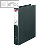 Herlitz Ordner maX.file DIN A3 hoch, 75 mm, Karton, schwarz, 10842383