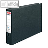 Herlitz Ordner maX.file DIN A3 quer, Breite 75 mm, Karton, schwarz, 10397073