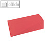 Trennstreifen Trapez, 120 x 230 mm, Karton 190 g/m², rot, 100 Stück, 10837565