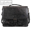 Pride & Soul Businesstasche SCRATCH, mit iPad-Fach, Leder, braun, 47194