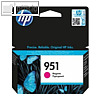 HP Tintenpatrone 951 für Officejet Pro 8610, ca. 700 Seiten, magenta, CN051AE