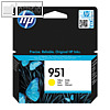 HP Tintenpatrone HP 951 f?r Officejet Pro 8610, ca. 700 Seiten, gelb, CN052AE