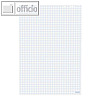 Herlitz Flipchart-Block, kariert, 990 x 680 mm, wei?, 5 Bl?cke ? 20 Blatt, 1138
