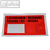 Lieferscheintasche, DIN C6, 165 x 120 mm, Lieferschein/Rechnung, 1.000 St.