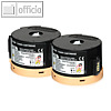 Standard-Tonerkassette Doppelpack 2x 2.5k, ca. 5.000 Seiten, schwarz, C13S050710