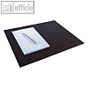 Durable Schreibunterlage, Rinds-Leder, 42 x 30 cm, Ziernaht, schwarz, 730401