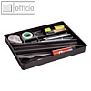 Durable Federschale f?r Schubladen, 240 x 340 x 36 mm, anthrazit, 1712004058
