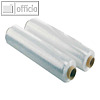 officio Stretchfolie, 50 cm x 300 m, 20 my, PE, transparent, 6 Rollen, 1020889