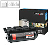 Lexmark Lasertoner-/Druckkassette T64x, 6.000 Seiten, schwarz, 64036SE