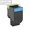 Lexmark R?ckgabe-Tonerkassette 702XC, ca. 4.000 Seiten, cyan, 70C2XC0