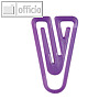Laurel Kunststoff-B?roklammern Laurelclip, 30mm, violett, 1000 St., 1291-18