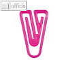 Laurel Kunststoff-B?roklammern LaurelClip, 30mm, pink, 250 St., 1293-40