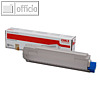 OKI Lasertoner, ca. 10.000 Seiten, gelb, 44059253