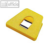 Briefklemmer SIGNAL 2, 70 x 50 mm, 13 mm Klemmweite, gelb, 100er Pack, 1120-70