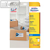 Versand-Etiketten f?r Pakete, Inkjet, 99.1 x 139 mm, 100 St?ck, J8169-25