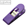 Laurel Briefklemmer BIG PEG, 33 x 120 mm, violett, 100 St?ck, 1114-18