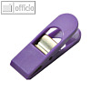 Laurel Briefklemmer MAXI PEG, Klemmweite: 18 mm, violett, 100 Stück, 1113-18