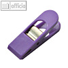 Laurel Briefklemmer MAXI PEG, Klemmweite: 18 mm, violett, 100 St?ck, 1113-18