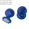 Power Magnet in Griff-Form, ?24 mm, Haft 2800g, kristallblau, 4 St?ck, 4894-03