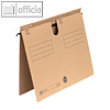H?ngehefter Sorte 81, DIN A4, ?berstehender Reiterfalz, Karton, chamois, 50 St.
