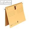 H?ngehefter Sorte 81, DIN A4, ?berstehender Reiterfalz, Karton, gelb, 50 St.