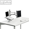 Mehrplatz-Set Business, TSS-S?ule Tischklemmung + Faltarm + Notebookhalter