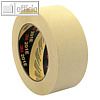 Krepp-Klebeband 201E, Allround Papierabdeckband 80 °C, 18 mm x 50 m, beige