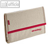 Stifteetui Wallet "senseBag" f?r 24 Stifte, 27x1x19 cm, Leinen, natur, 76038024