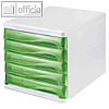 Helit Schubladenbox Gruen weiß/grün