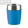 Emsa Isolierbecher TRAVEL CUP, 0.20 l, 90 x 80 x 107 mm, wasserblau, 514515