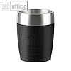 Emsa Isolierbecher TRAVEL CUP, 0.20 l, 90 x 80 x 107 mm, schwarz, 514514