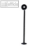 Bindeschraube Archivierung/Ablage, 75 mm, bis 900 Blatt, schwarz, 1.000 St?ck
