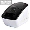 Brother Etikettendrucker QL-700 USB 2.0, 150 mm/sec., schwarz/weiß, QL700ZG1